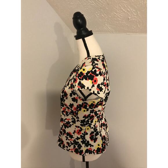 Anthropologie Elevenses Dahlia Pressed Floral Blazer - Size 6 - Picture 2 of 10